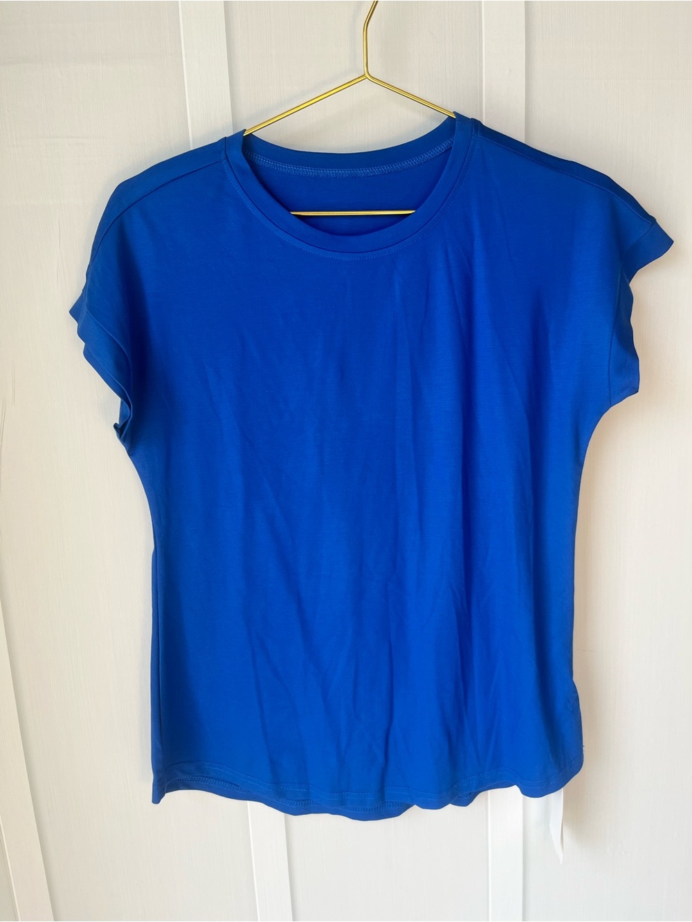 Women's Crew Neck Short Sleeve Tee - Bright Royal Blue